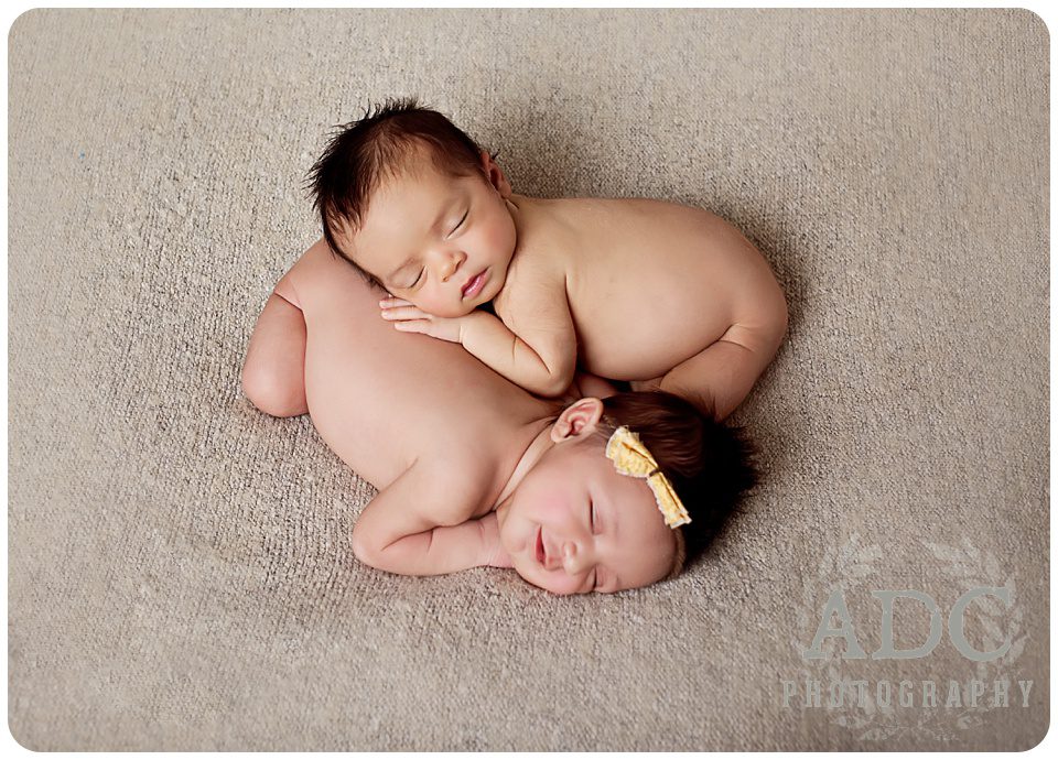 South jersey newborn photographer twins