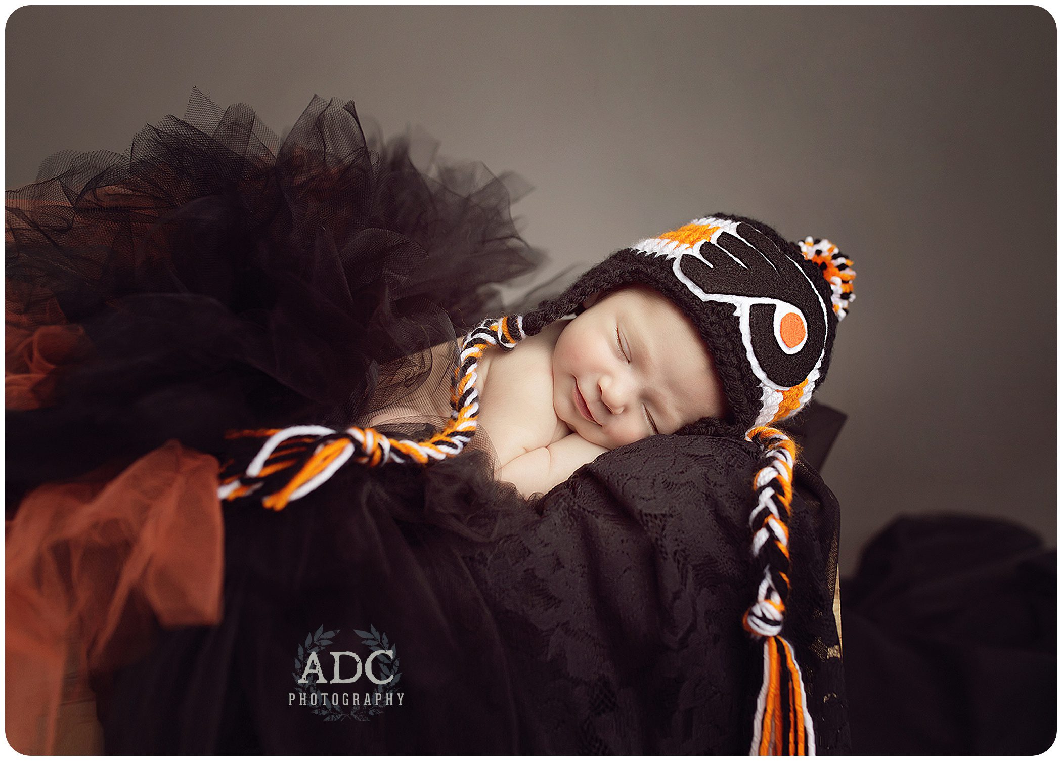 Philadelphia Flyers Newborn Photo