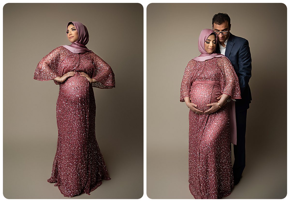 maternity photo shoot using hijab