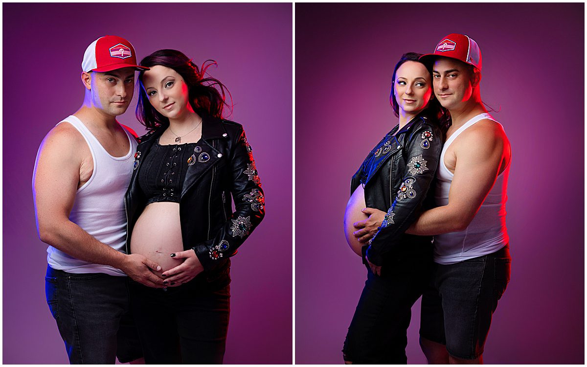 themed maternity shoot